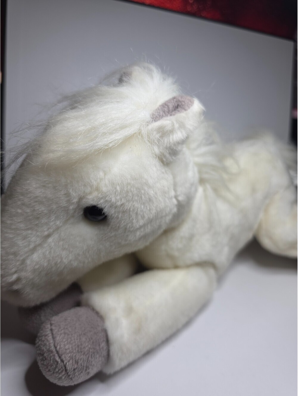 Wells Fargo 2011 Snowflake Legendary Pony Plush Horse White Stuffed 16”